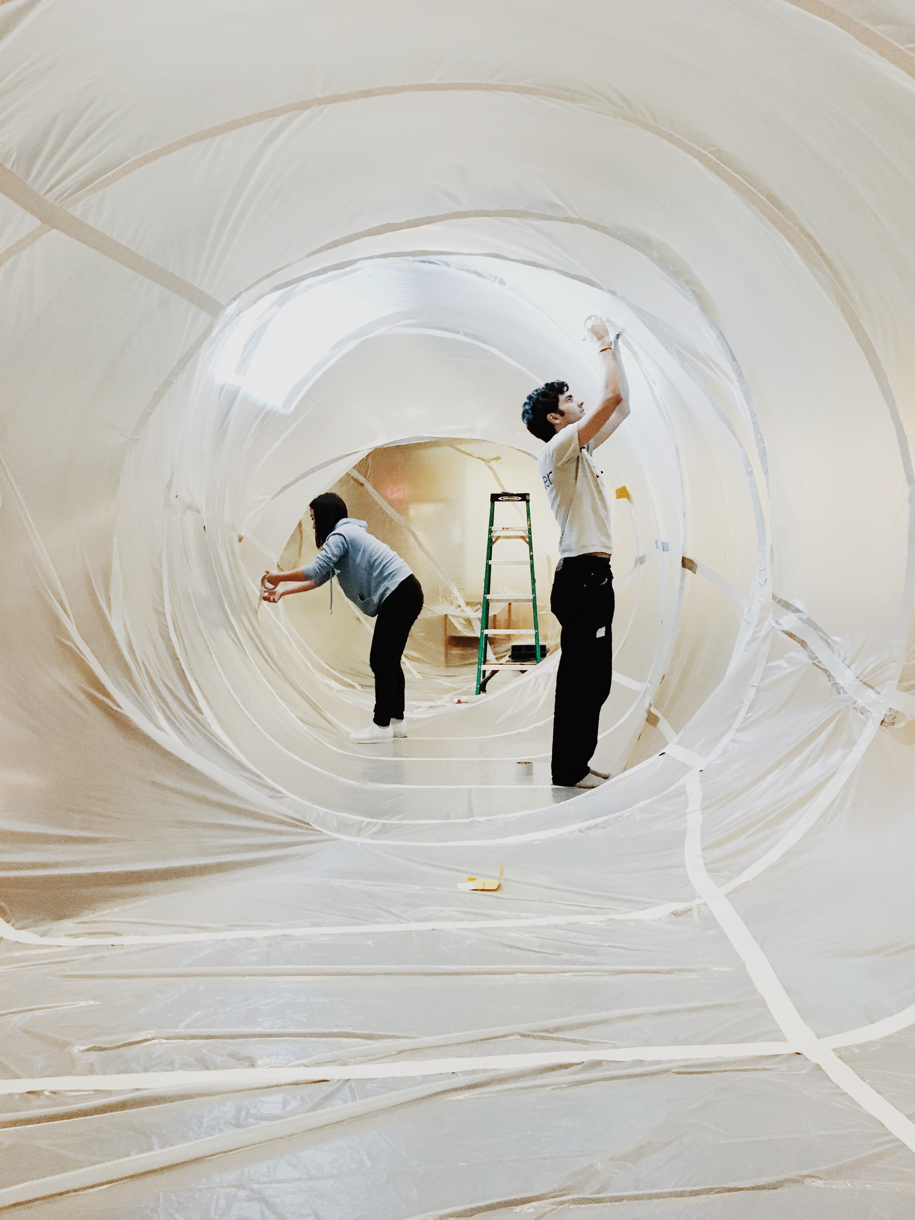 Fabrication process from the interior